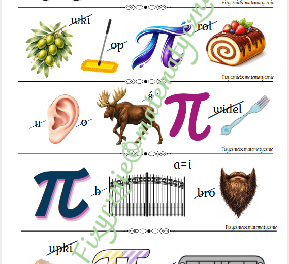 Rebusy z liczbą π w roli głównej – część 3 | Dzień Liczby Pi | Nauka przez zabawę