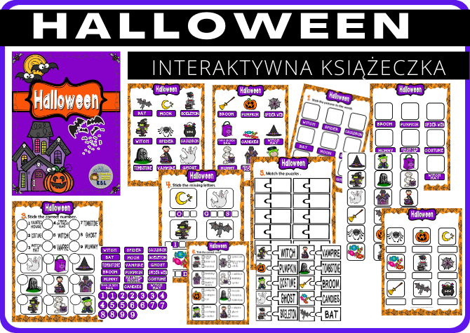 HALLOWEEN - INTERAKTYWNA KSIĄŻECZKA
