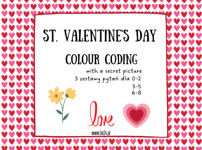 Valentine's Day - colour coding