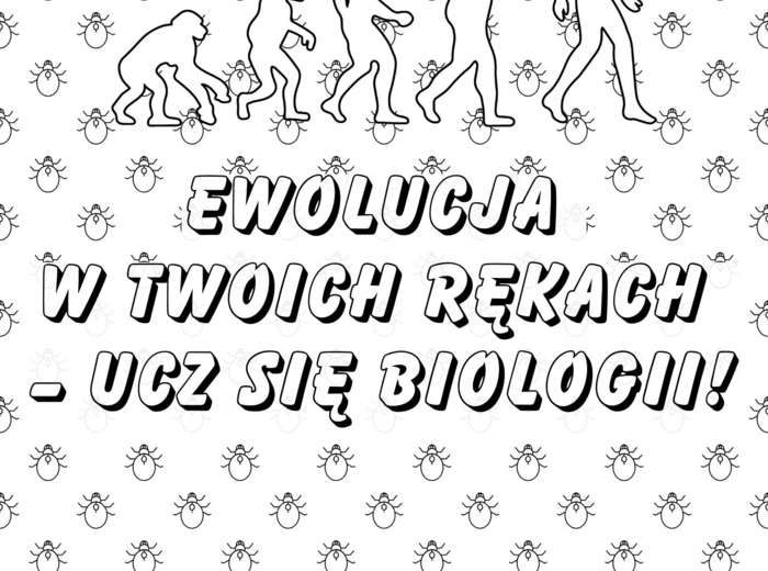 PLAKAT BIOLOGIA XXL - DO DRUKU, KOLOROWANKA