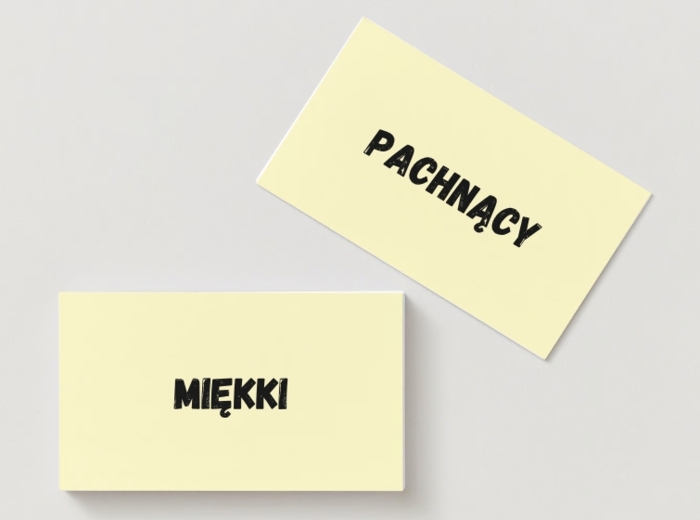 Gimnastyka języka: słownictwo związane z prezentami. Ilustracje przedmiotów (flashcards). Słowa kluczowe.