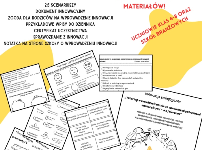 Innowacja pedagogiczna - Tutoring w rewalidacji uczniów ze specjalnymi potrzebami edukacyjnymi