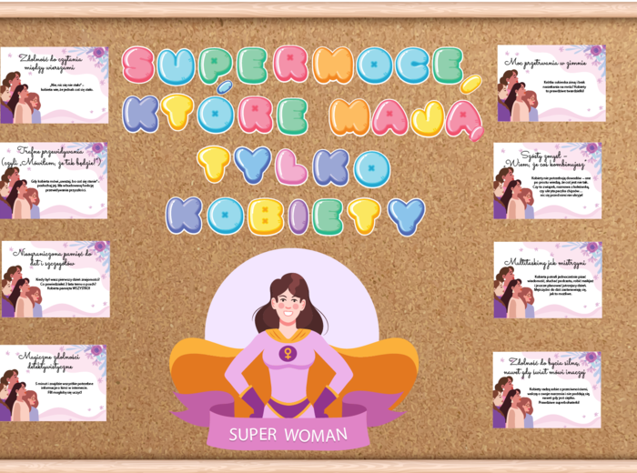 Supermoce, które mają tylko kobiety! - Gazetka na Dzień Kobiet
