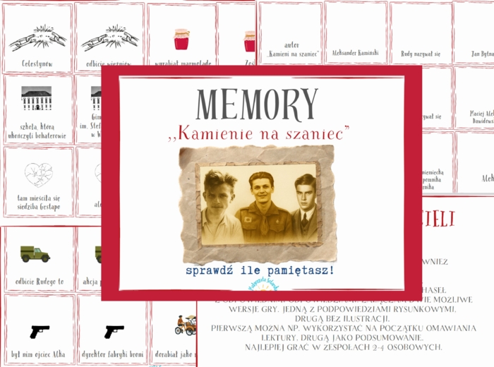 Memory- ,,Kamienie na szaniec"