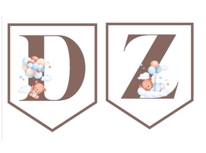 Girlanda, napis- Dzień Pluszowego Misia