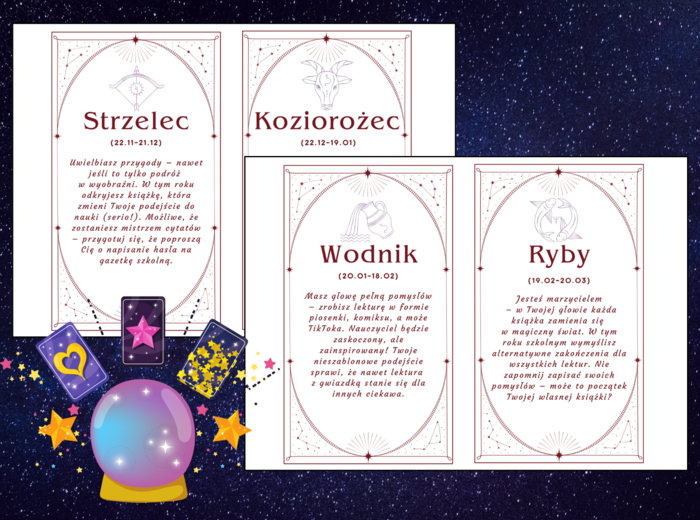 📚🔮 KSIĄŻKOWY HOROSKOP na Nowy Rok lub nowy rok szkolny 🔮📚