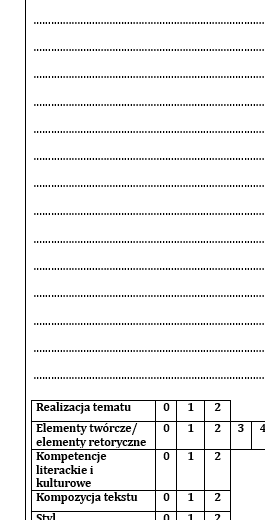 ROZPRAWKA DOBRZE ZAPLANOWANA. MATERIAŁ DLA UCZNIÓW KLAS 7-8