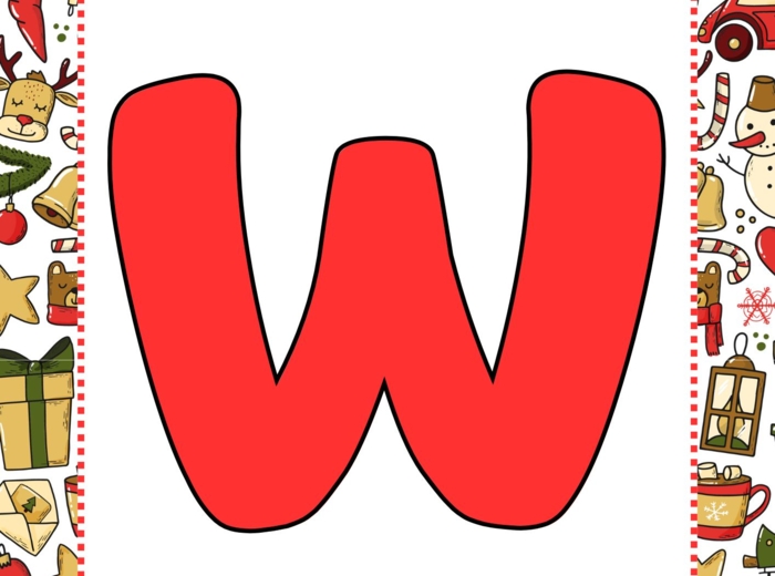 Girlanda Napis Wesołych Świąt Boże Narodzenie