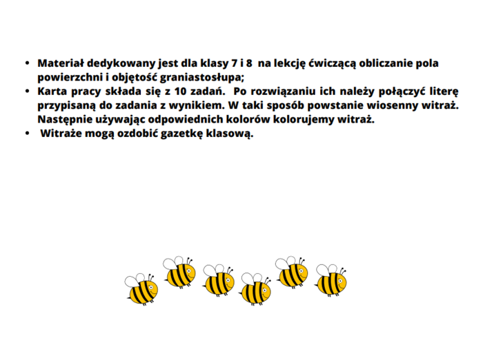 Obliczanie pola i objętości graniastosłupa - witraż.