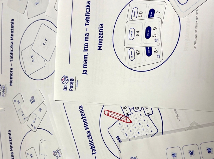 Pakiet 4 gier – Tabliczka mnożenia