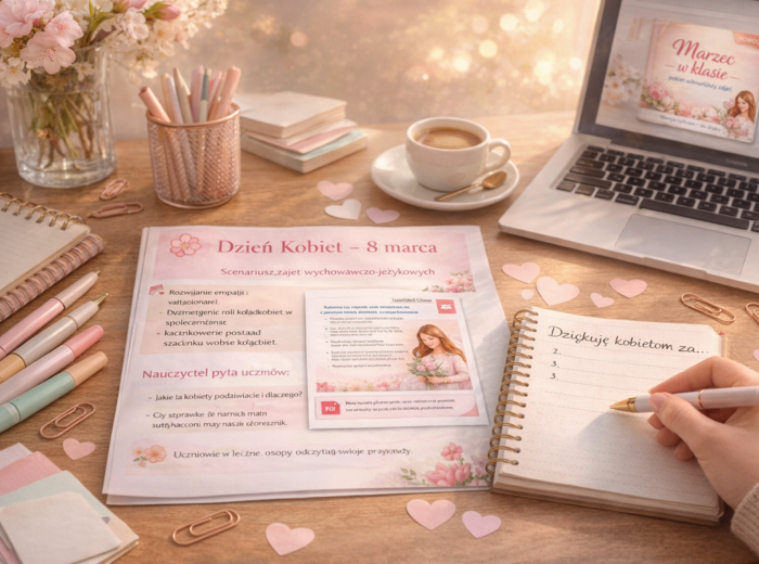 Marzec w klasie. Dzień Kobiet. Dzień Matematyki. Scenariusze zajęć