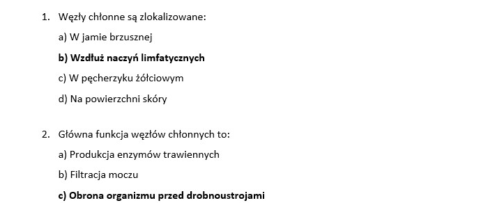 Test- układ odpornościowy