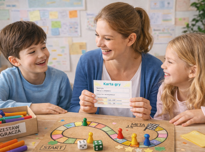 Planszówki DIY z kartonu i markerów