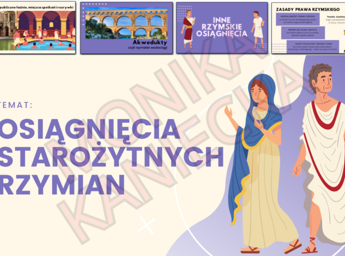 Osiągnięcia starożytnych Rzymian - historia klasa 5 prezentacja