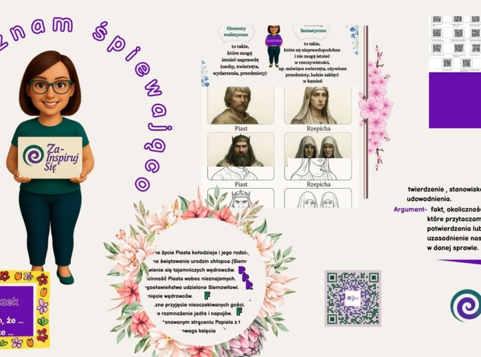 Legendy w kl. IV-VI - scenariusze lekcji , karty pracy