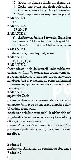 POWTÓRKI PRZED EGZAMINEM. Z BOHATERAMI "DZIADÓW" PRZYPOMINAMY WIEDZĘ O DRAMACIE