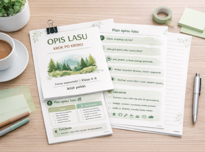 Opis lasu – krok po kroku