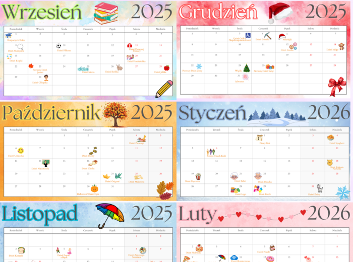 Kalendarz Nauczyciela 2025/2026