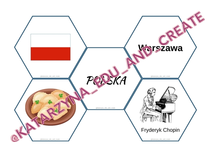 PUZZLE-HEKSY państwa Unii Europejskiej