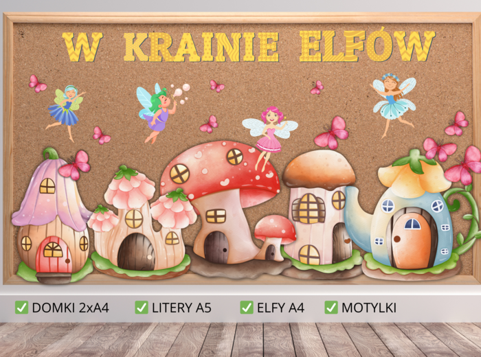 Gazetka dekoracja - W KRAINIE ELFÓW