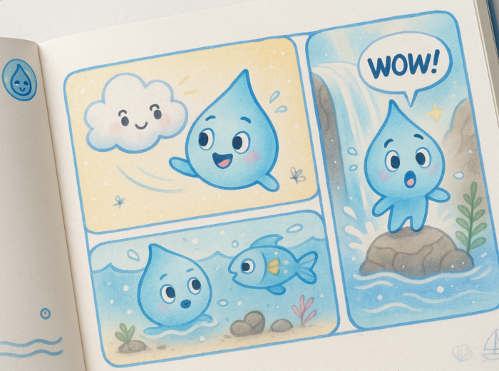 Przygody Kropelki w Wielkim Obiegu Wody