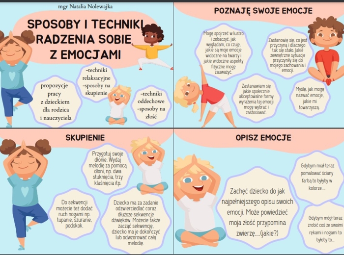 SPOSOBY I TECHNIKI RADZENIA SOBIE Z EMOCJAMI