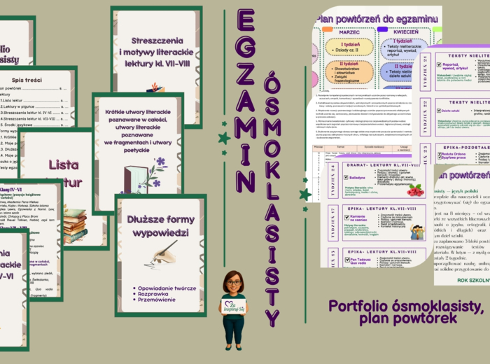 Wrześniowy start dla polonisty- scenariusz pierwszej lekcji IV-VIII, prezentacje, karty pracy, wymagania edukacyjne
