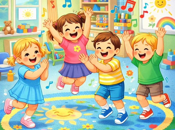 Wesoła piosenka ruchowa dla dzieci – MP3