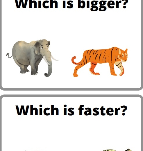 Przymiotniki - stopień wyższy - porównanie