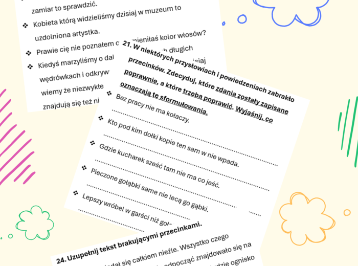 Interpunkcja na medal. Zestaw - teoria, praktyka, kartkówka