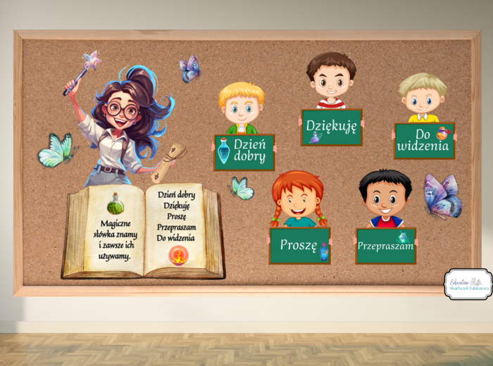 MAGICZNE SŁOWA.... gazetka szkolna GRAFIKA XL