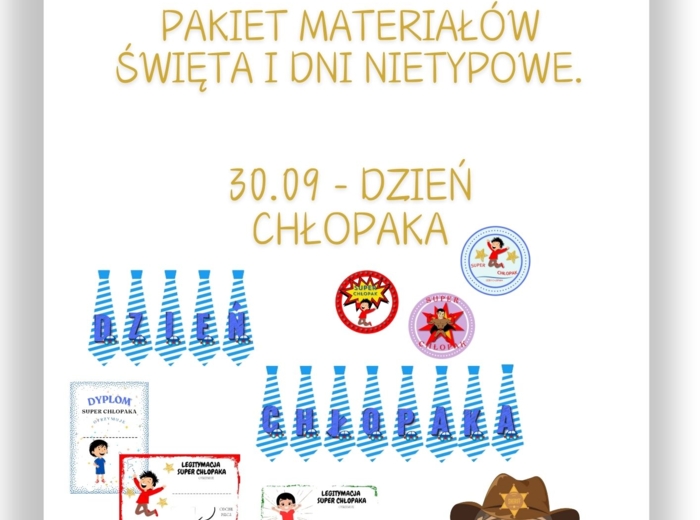 PAKIET MATERIAŁÓW NA WRZESIEŃ WEDŁUG KALENDARZA ŚWIĄT I DNI NIETYPOWYCH.