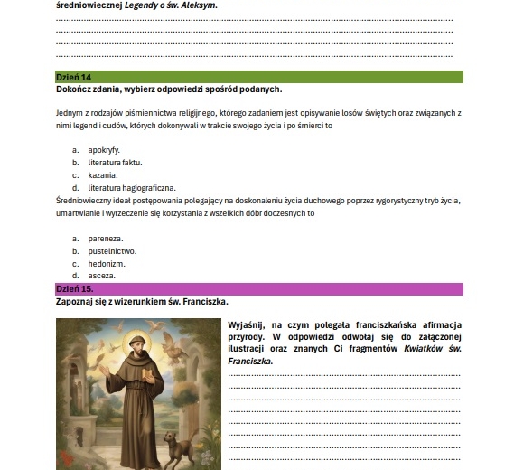 Zadania do matury pisemnej