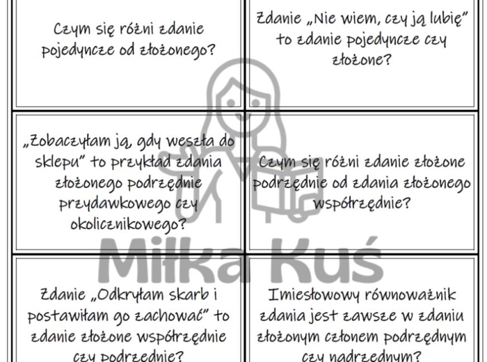 WIELKI QUIZ WIEDZY O JĘZYKU POLSKIM - PONAD 270 PYTAŃ