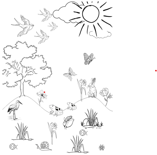 WIOSNA KOLOROWANKA XXL