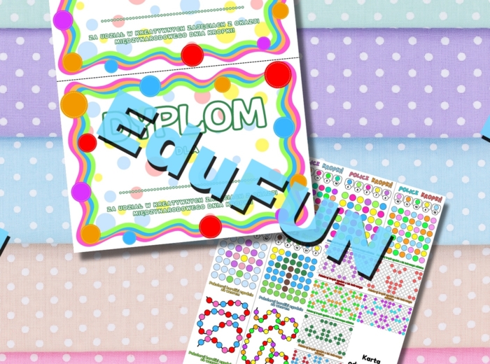 Dzień Kropki - Karty pracy pełne zabawy! 12 stron