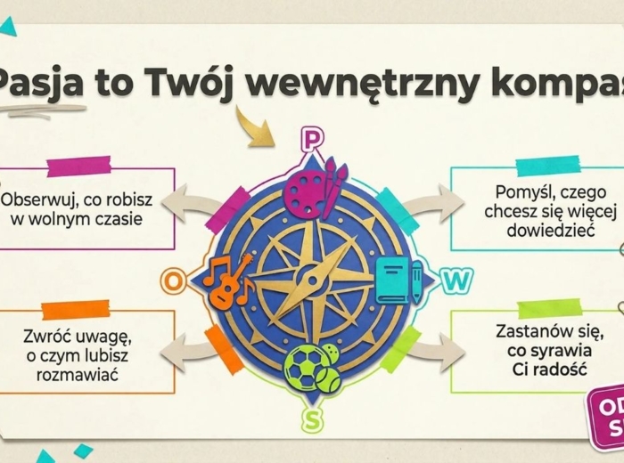 Ósmoklasista. Plan na przyszłość – wybór szkoły, rekrutacja i spokojna głowa przed egzaminem (gazetka / prezentacja)
