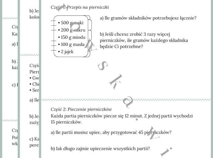 Pierniczkowe obliczenia