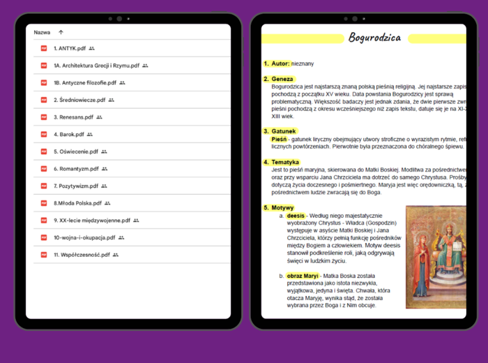 Notatki maturalne - Polski P