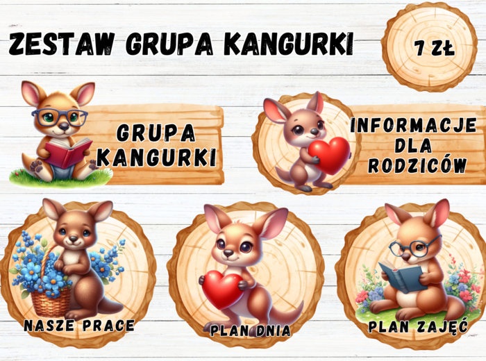 ZESTAW GRUPOWY GRUPA KANGURKI