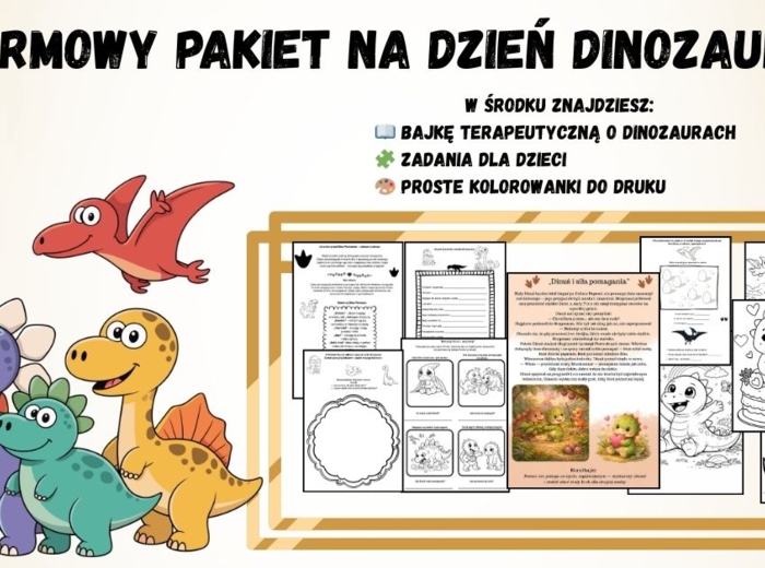 Darmowy pakiet na Dzień Dinozaura – 10 stron PDF!
