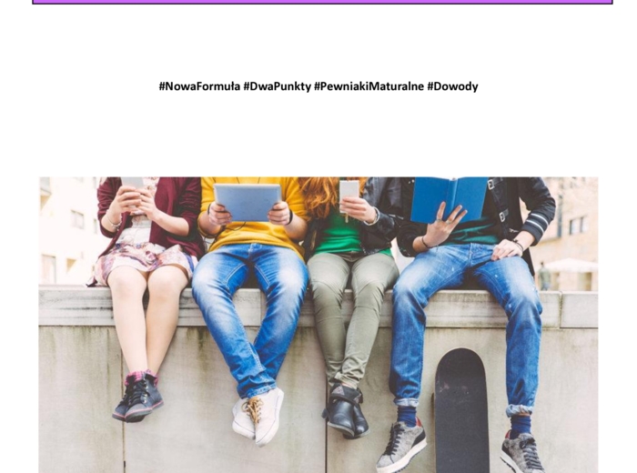 Zadania dowodowe - nowa formuła