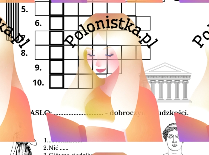 Krzyżówka - mitologia grecka