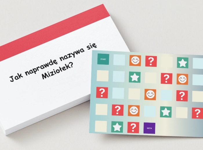 Gra planszowa „Dzień z życia Miziołka”