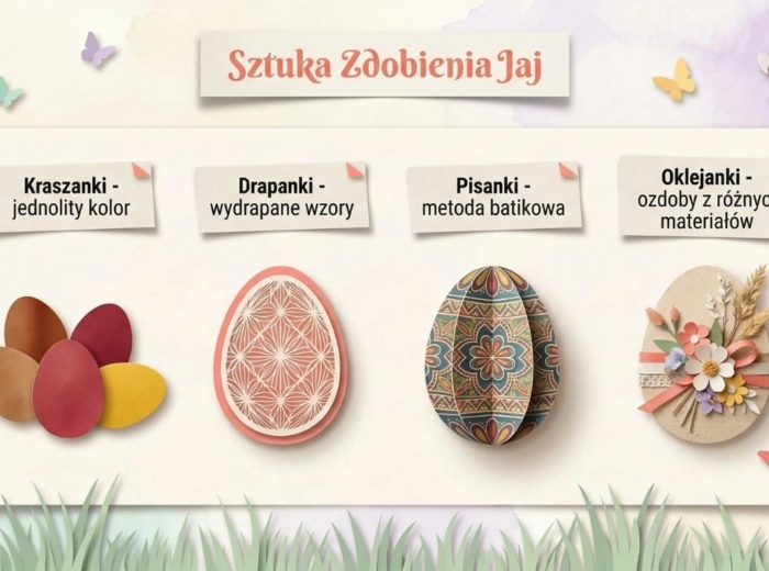 Wielkanoc - Polskie tradycje (gazetka szkolna / prezentacja, 19 plansz)