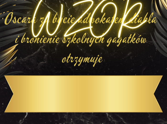 Zakończenie roku szkolnego, dyplomy dla nauczycieli, gala oscarowa, gala oscarów, DEN, Dzień Edukacji Narodowej