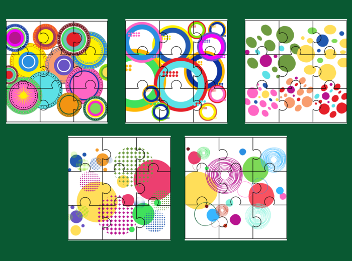 DZIEŃ KROPKI – PUZZLE – 10 obrazków