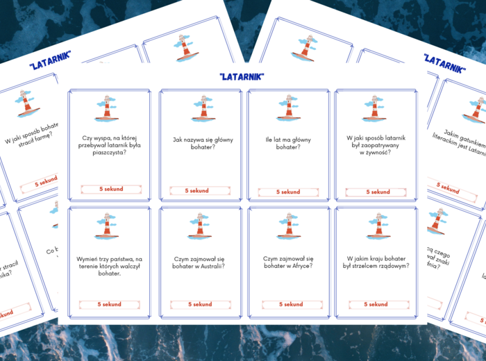 "LATARNIK" – gra typu „5 sekund” – 40 pytań