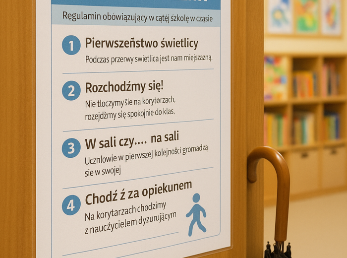 Regulamin „Tryb deszczowy – zasady przerw”