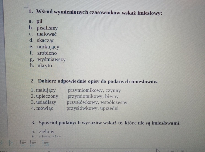 Imiesłowy